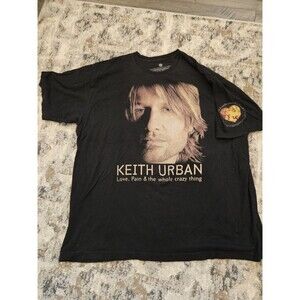 Genuine H&E Apparel Keith Urban 2007 World Tour T-Shirt Size XXL Country Music